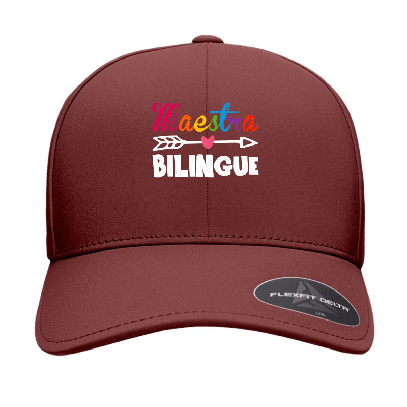 Maestra Bilingue Spanish Teacher Appreciation Gift For Women Seamless Cap by home12 | Artistshot