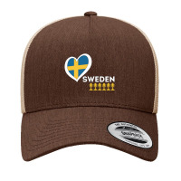 Eurovision Song Contest Sweden, 6 Victories Active Yupoong Trucker Cap | Artistshot