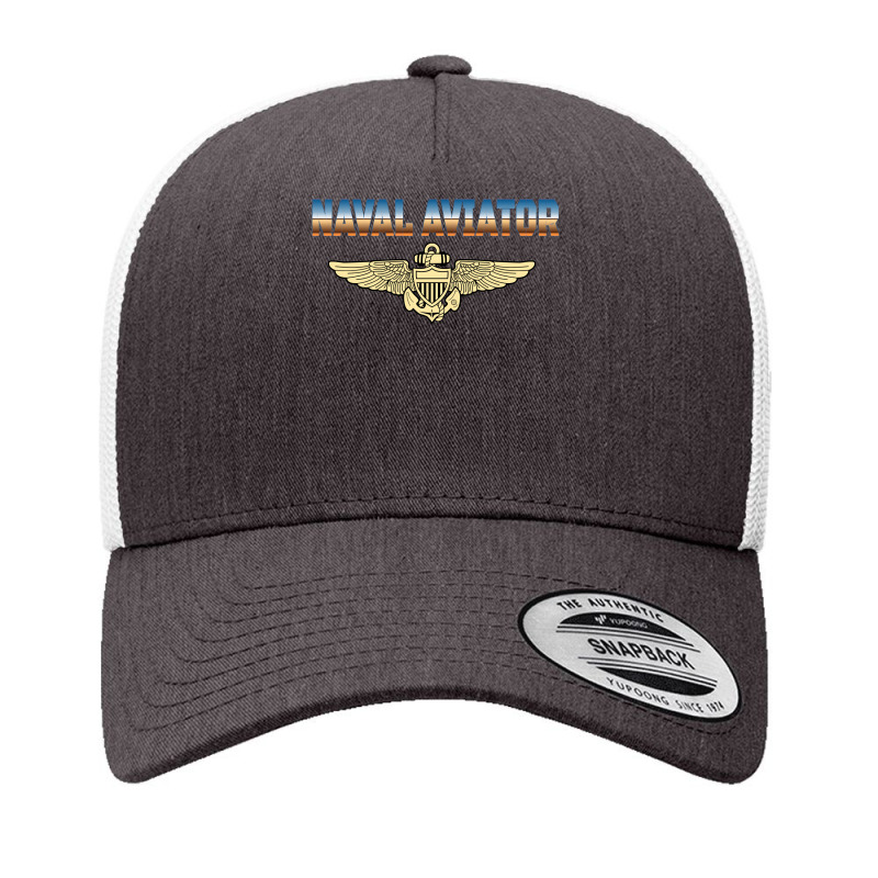 Fly Naval Aviator Classic Naval Officer Pilot Wing Navy Sweatshirt Yupoong Trucker Cap by cm-arts | Artistshot