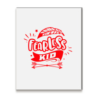 Fearless Kid Metal Print Vertical | Artistshot