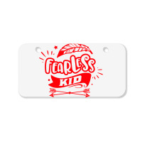 Fearless Kid Bicycle License Plate | Artistshot