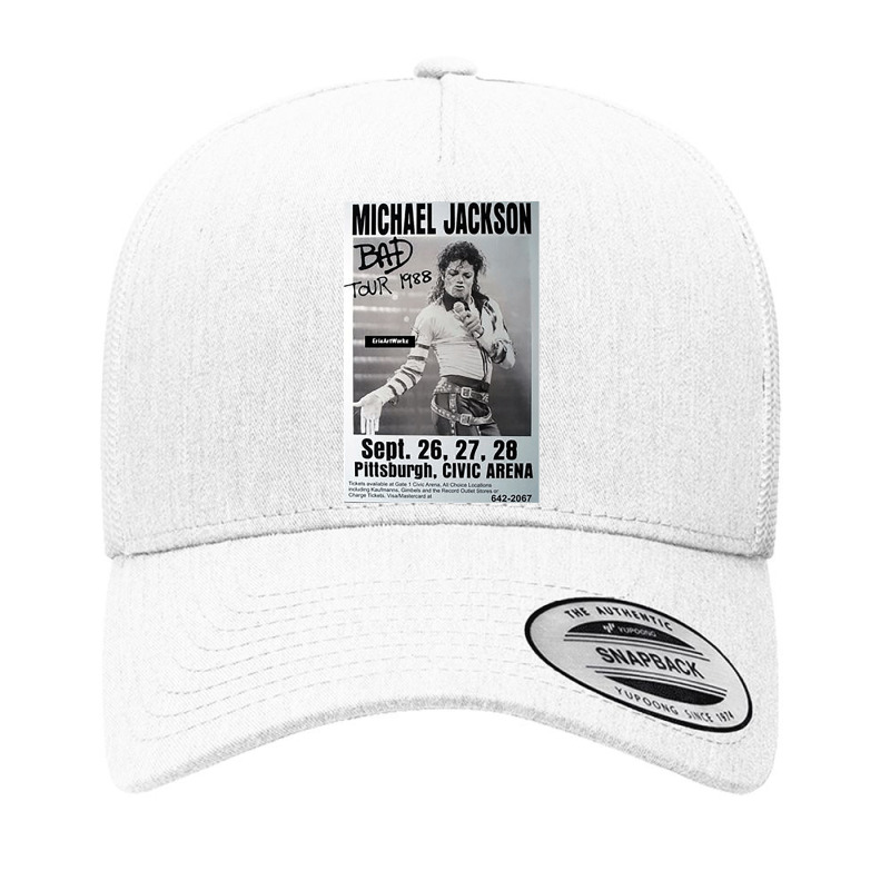 Black And White Michael Yupoong Trucker Cap by cm-arts | Artistshot