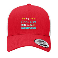 Pe Teacher It's A Good Day To Exercise School P.e. Teacher Yupoong Trucker Cap | Artistshot