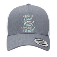 Child God Woman Faith Warrior Christ Jesus Christian Gift T Shirt Yupoong Trucker Cap | Artistshot