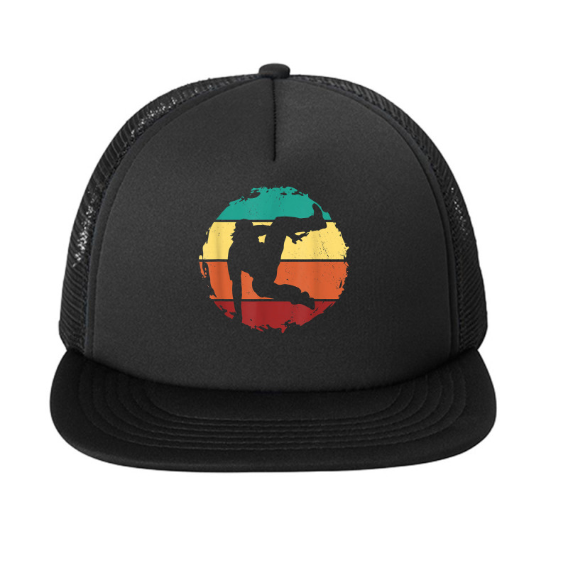 Retro Parkour Free Running Training Traceur Freerunner T Shirt Foam Snapback hat by cm-arts | Artistshot