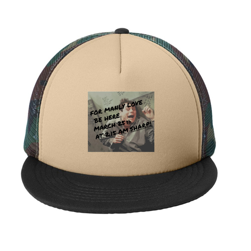 Dumb And Dumber Manly Love Foam Snapback Hat | Artistshot