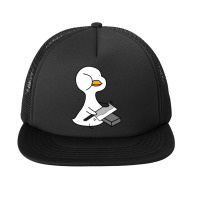 Duck With A Sword  (5) Foam Snapback Hat | Artistshot