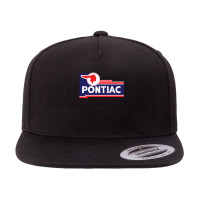 Retro Pontiac Classic Car Dealership Sign 5 Panel Snapback Cap | Artistshot