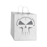 Skull, Skulls, Skeleton, Tattoo Take Out Paper Bag - 14 X 10 X 15 1/2 | Artistshot