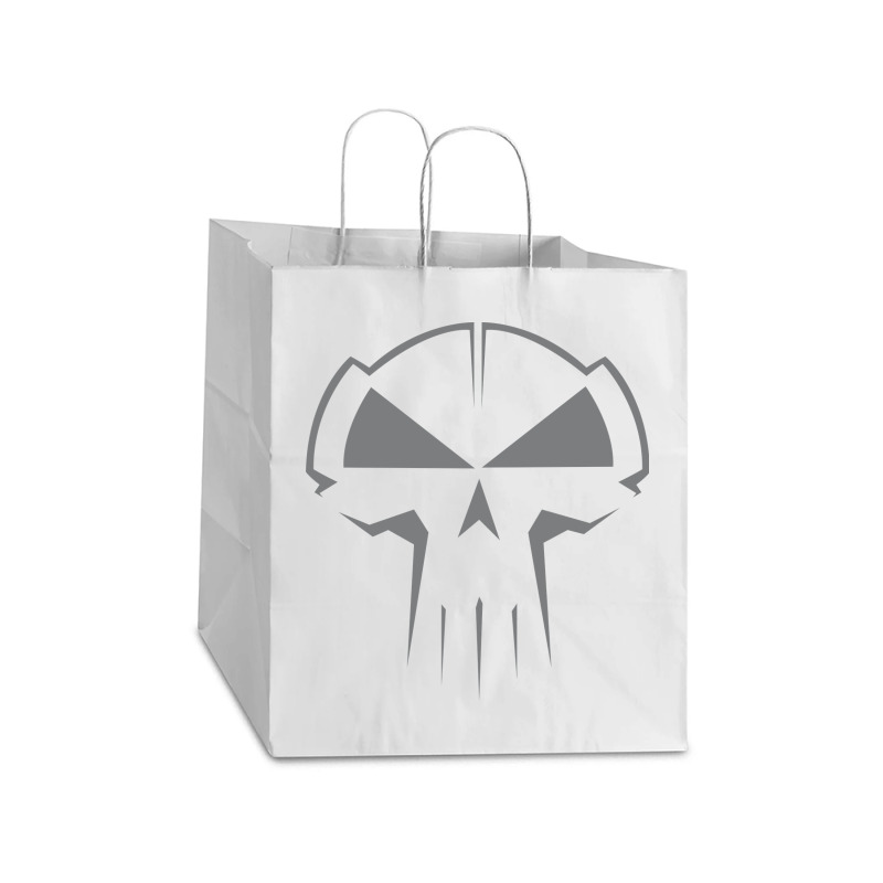 Skull, Skulls, Skeleton, Tattoo Take Out Paper Bag - 14 X 10 X 15 1/2 | Artistshot