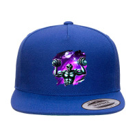 Alien Lifting Weights In Outer Space Alien Weightlifting Tank Top 5 Panel Snapback Cap | Artistshot