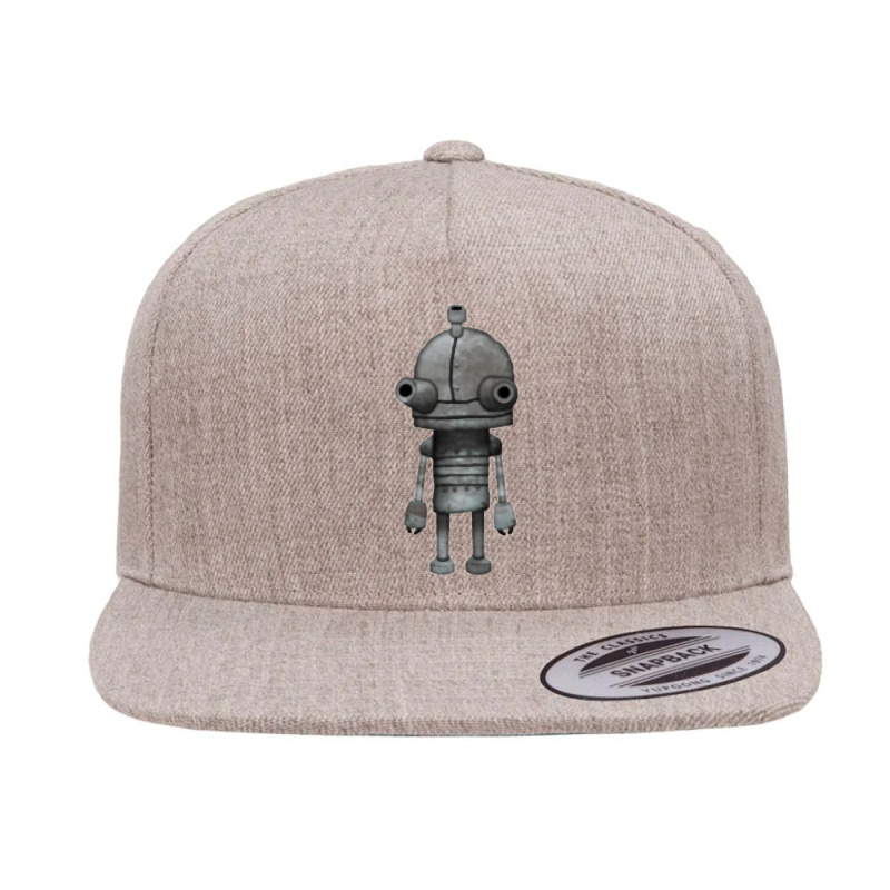 Machinarium Little Robot Classic 5 Panel Snapback Cap | Artistshot