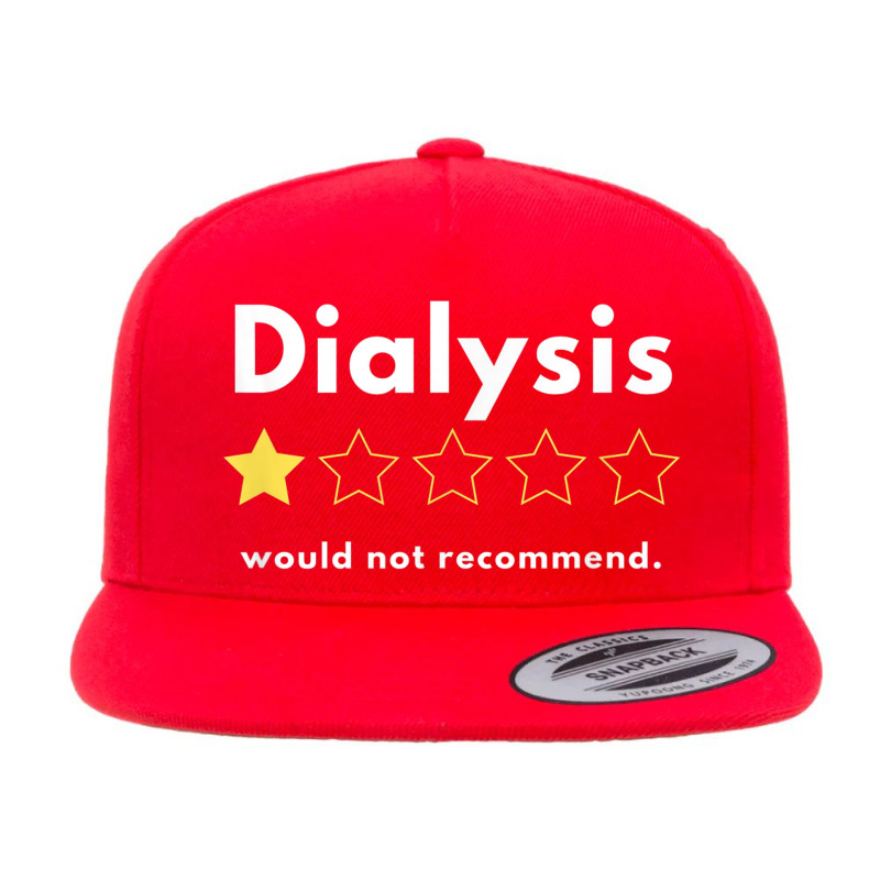 Dialysis One Of Five Stars Would Not Recommend 5 panel snapback cap by Uniform | Artistshot