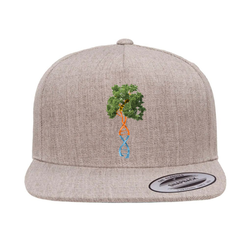 Dna Tree Of Life Earth Science Genetics Environment Biology Long Sleev 5 panel snapback cap by cm-arts | Artistshot