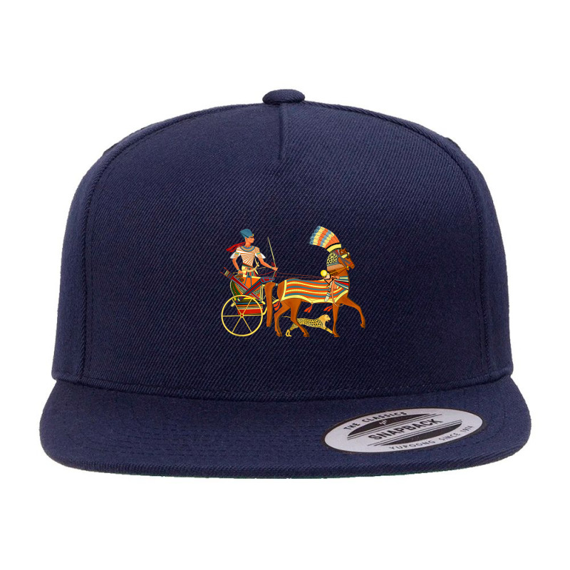 Ramesses Ii On An Egyptian Chariot Tank Top 5 Panel Snapback Cap | Artistshot