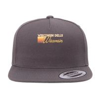 Wisconsin Dells Wisconsin 5 Panel Snapback Cap | Artistshot