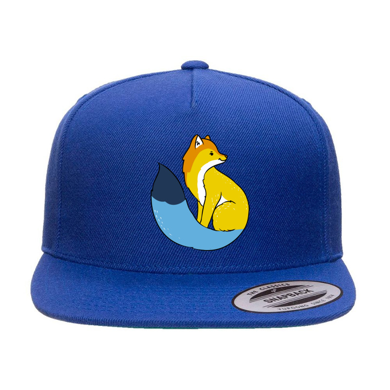 Aroace Fox Aroace Pride 5 Panel Snapback Cap | Artistshot