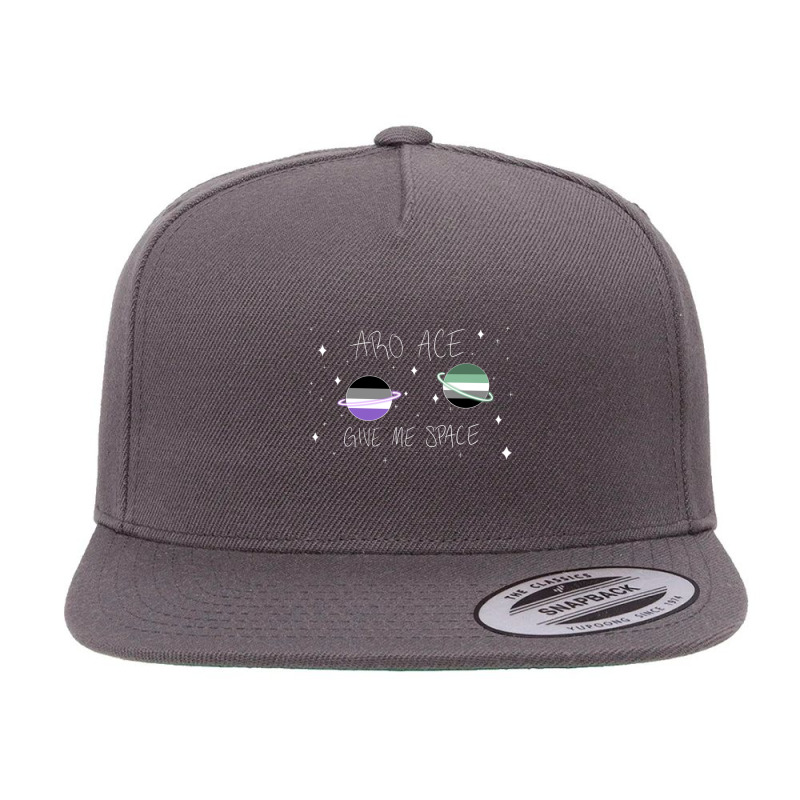 Aroace Give Me Space 5 Panel Snapback Cap | Artistshot