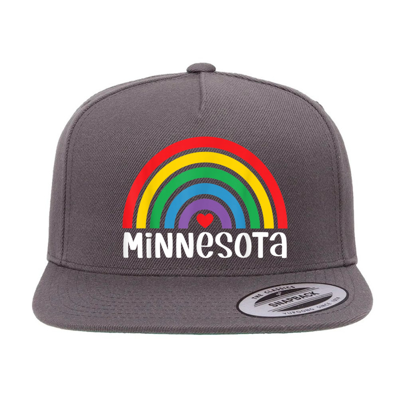 Minnesota For Women Travel I Love Minnesota Usa 5 Panel Snapback Cap | Artistshot