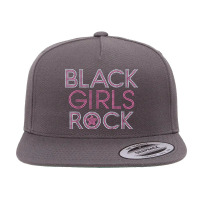 Black Girl Rock Rhinestone Design For Woman Birthday 5 Panel Snapback Cap | Artistshot