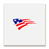 American Flag, Usa Metal Print Square | Artistshot