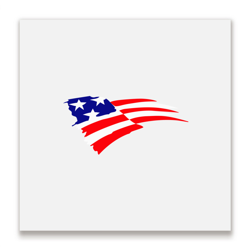 American Flag, Usa Metal Print Square | Artistshot