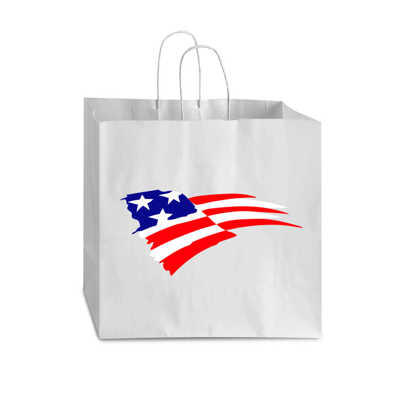 American Flag, Usa Vogue Paper Bag - 16 X 6 X 12 | Artistshot