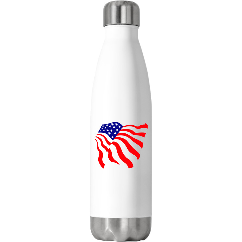 American Flag, Usa Stainless Steel Water Bottle | Artistshot