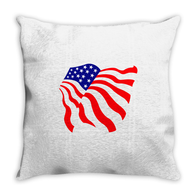 American Flag, Usa Throw Pillow | Artistshot