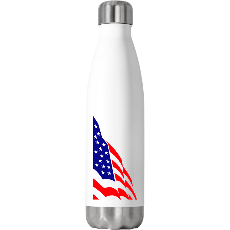 American Flag, Usa Stainless Steel Water Bottle | Artistshot