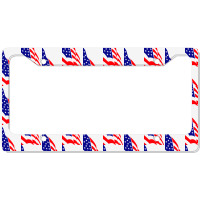 American Flag, Usa License Plate Frame | Artistshot