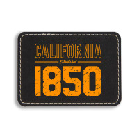 California Established 1850, Usa Rectangle  Leatherette Patch | Artistshot