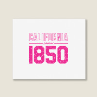 California Established 1850, Usa Landscape Canvas Print | Artistshot