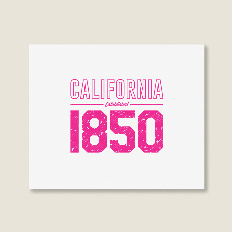 California Established 1850, Usa Landscape Canvas Print | Artistshot