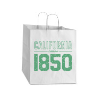 California Established 1850, Usa Take Out Paper Bag - 14 X 10 X 15 1/2 | Artistshot