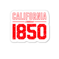 California Established 1850, Usa Sticker | Artistshot