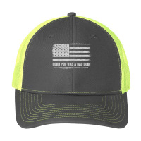 Corn Pop Was A Bad Dude Meme Vintage Us Flag Pa Trucker Cap | Artistshot