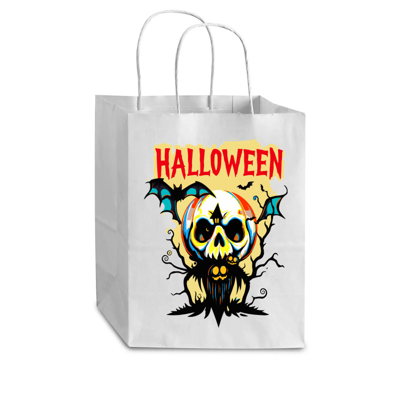 Halloween  Night Cub Paper Bag - 8 X 4 1/2 X 10 1/4 | Artistshot