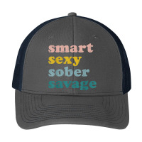 Retro Vintage Smart Sexy Sober Savage Recovery Pa Trucker Cap | Artistshot