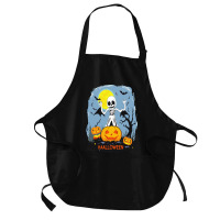 Scary Night Medium-length Apron | Artistshot