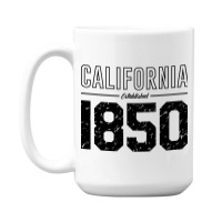 California Established 1850, Usa 15 Oz Coffee Mug | Artistshot