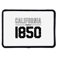 California Established 1850, Usa Rectangle Patch | Artistshot