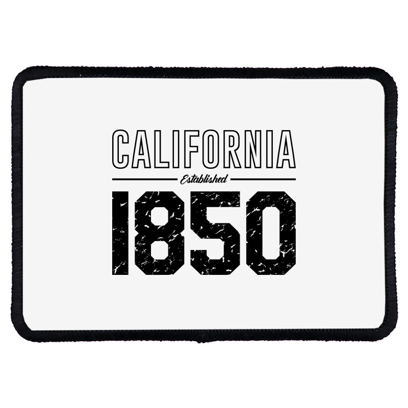 California Established 1850, Usa Rectangle Patch | Artistshot