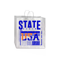 America, Usa Jumbo Paper Bag - 18 X 7 X 18 3/4 | Artistshot