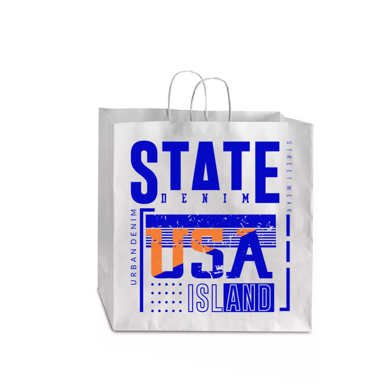 America, Usa Jumbo Paper Bag - 18 X 7 X 18 3/4 | Artistshot