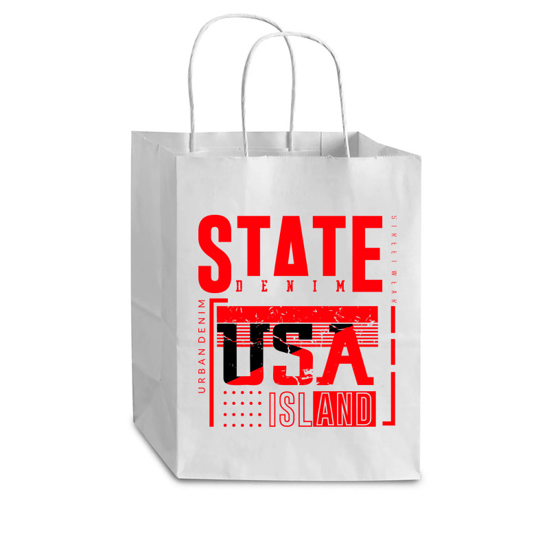 America, Usa Cub Paper Bag - 8 X 4 1/2 X 10 1/4 | Artistshot