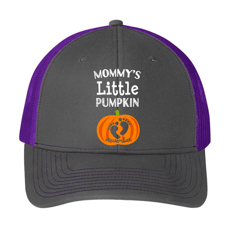 Halloween Pregnancy Due Date In November 2019 Pumpkin Pa Trucker Cap by badieu97 | Artistshot