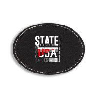 America, Usa Oval Leatherette Patch | Artistshot