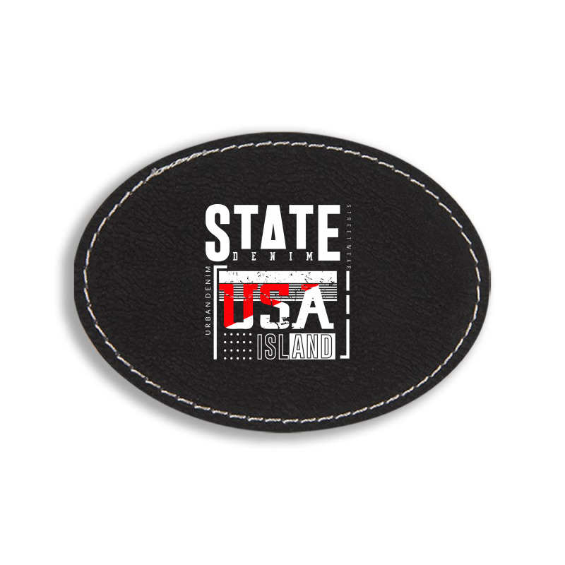 America, Usa Oval Leatherette Patch | Artistshot