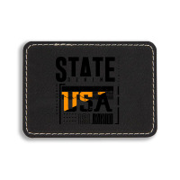 America, Usa Rectangle  Leatherette Patch | Artistshot